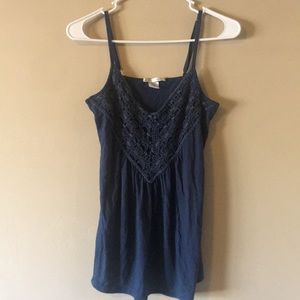 Navy Blue Tank from Charlotte Russe